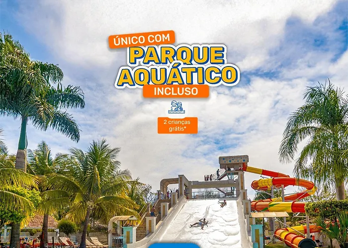 diRoma Lacqua III direto com o Grupo diRoma com acesso ao Acqua Park e Café da manhã Caldas Novas